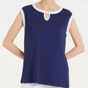 Top con scollo a goccia in Viscosa Summer  - Fant.Copiativo